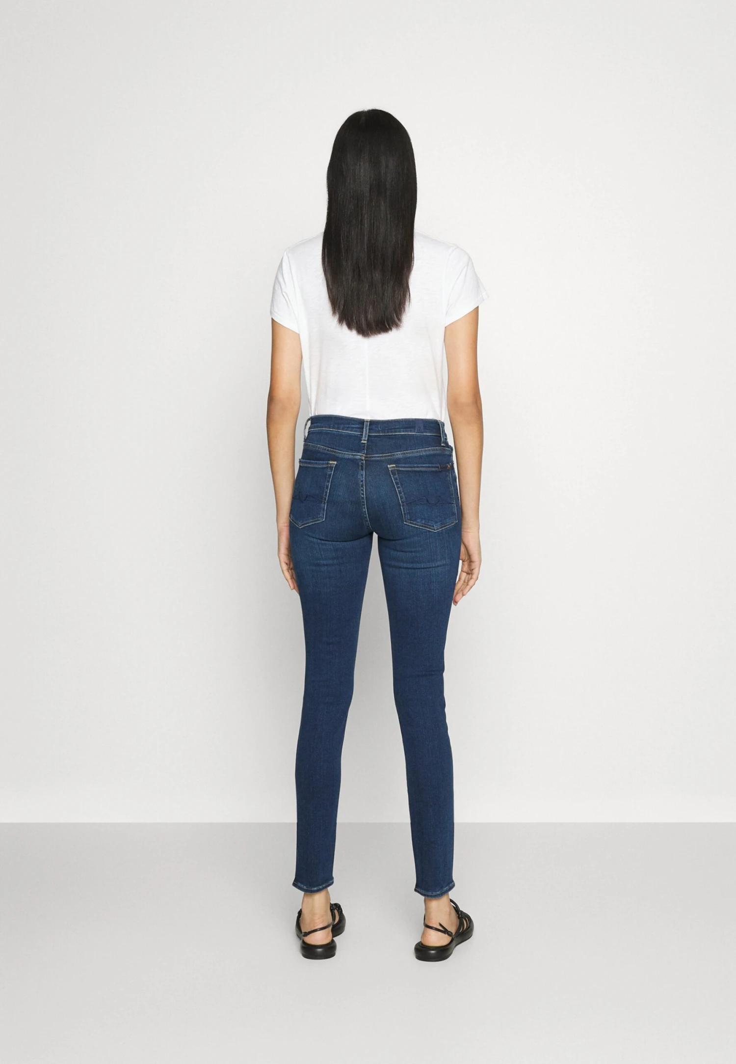 7 For All Mankind Sliillopu - Jeans Skinny - Dark Blue 3 7 For All Mankind Sliillopu - Jeans Skinny - Dark Blue – Image 3