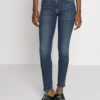 7 For All Mankind Roxanne Luxe Vintage Deep Soul - Jean Slim - Dark Blue