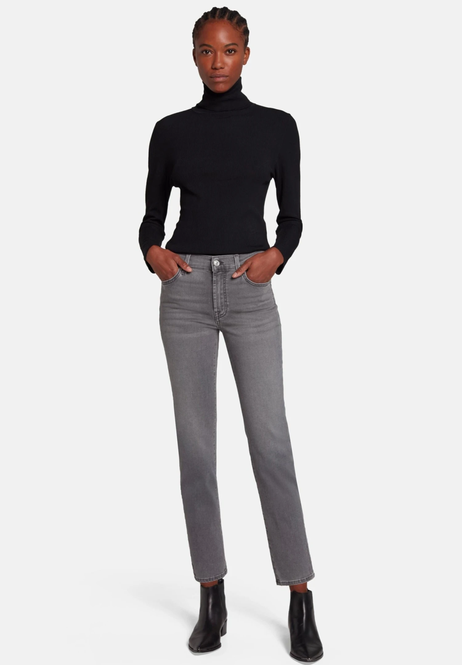 7 For All Mankind Roxanne Bair Silverlining - Jeans Skinny - Grey 2 7 For All Mankind Roxanne Bair Silverlining - Jeans Skinny - Grey – Image 2