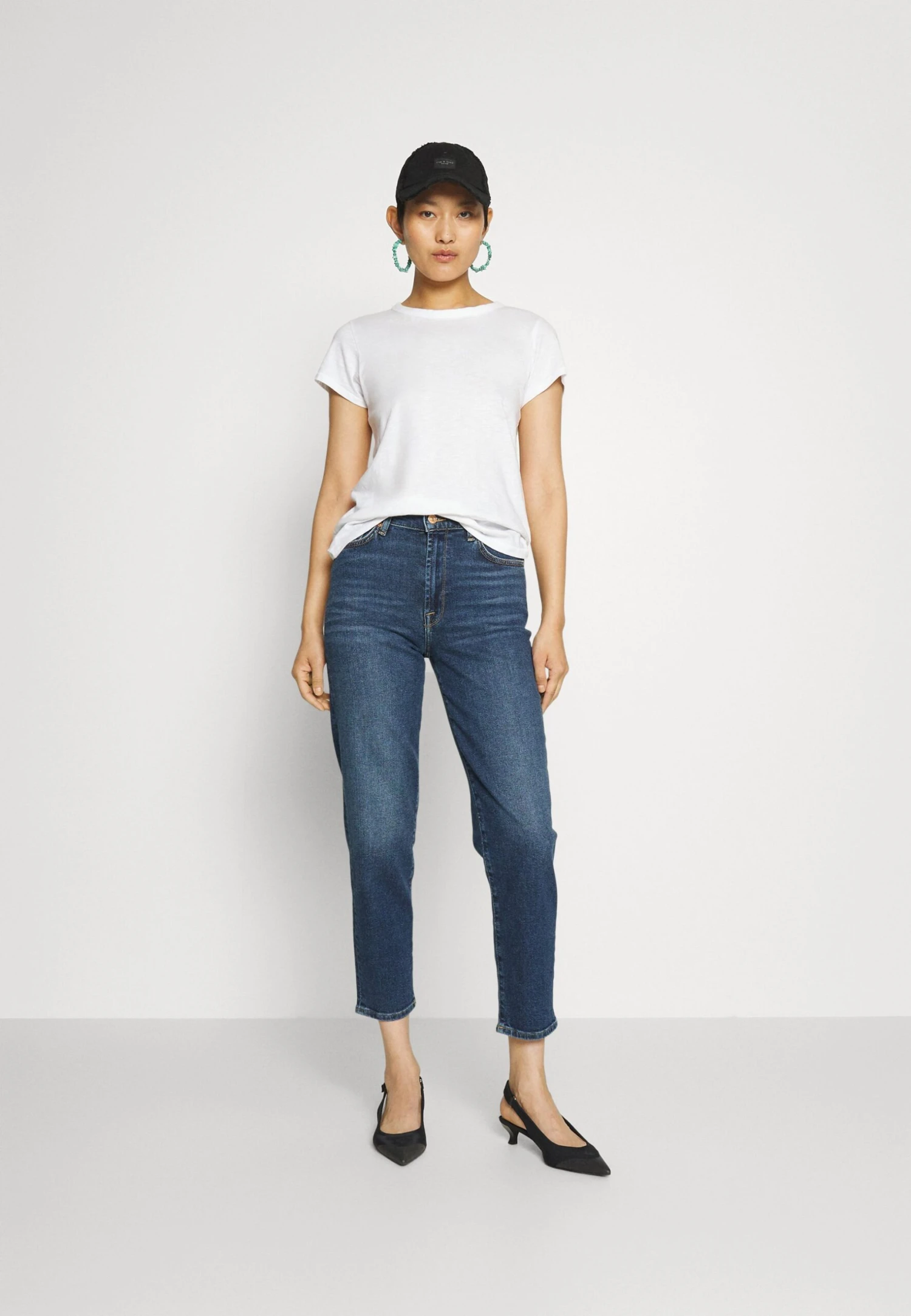 7 For All Mankind Malia Luxe Vintage Deep Soul - Jeans Fuselé - Dark Blue 2 7 For All Mankind Malia Luxe Vintage Deep Soul - Jeans Fuselé - Dark Blue – Image 2