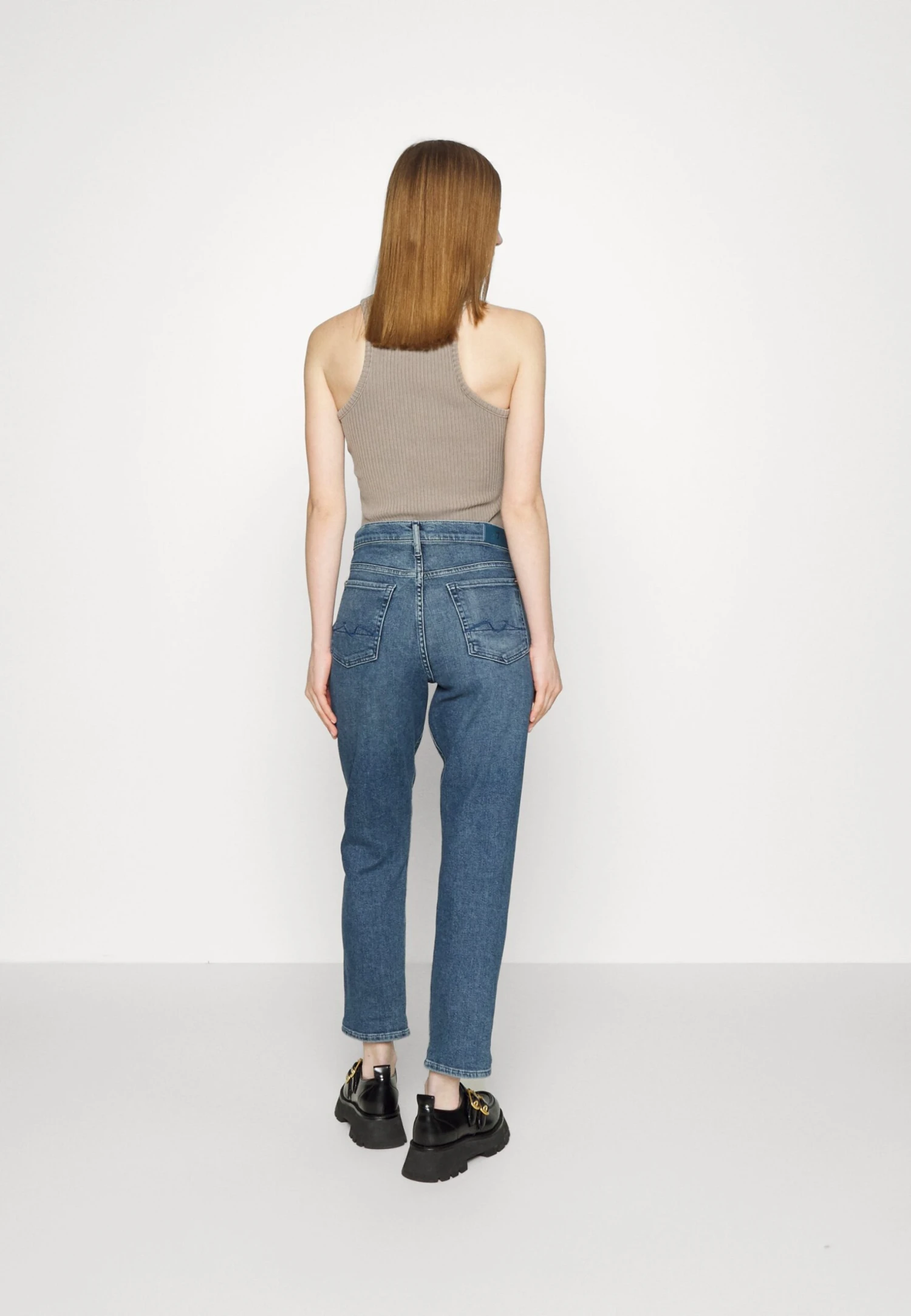 7 For All Mankind Josefina - Jean Droit - Dark Blue 3 7 For All Mankind Josefina - Jean Droit - Dark Blue – Image 3