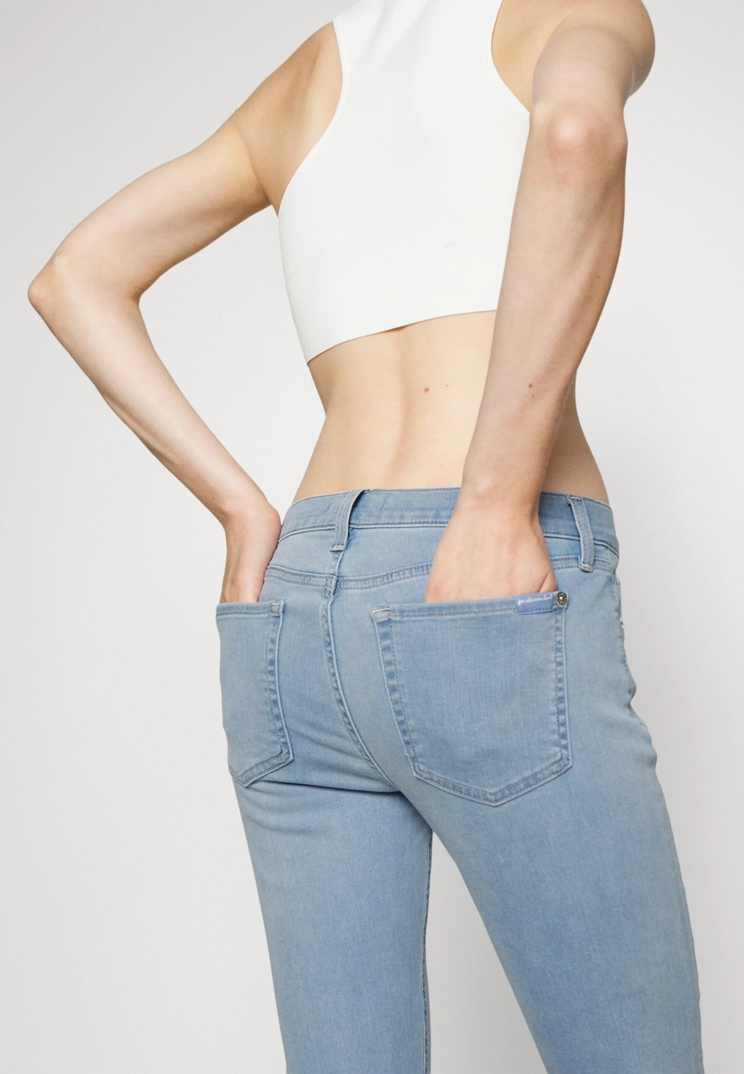 7 For All Mankind Bair Eco Mirage - Jeans Skinny - Light Blue 6 7 For All Mankind Bair Eco Mirage - Jeans Skinny - Light Blue – Image 6