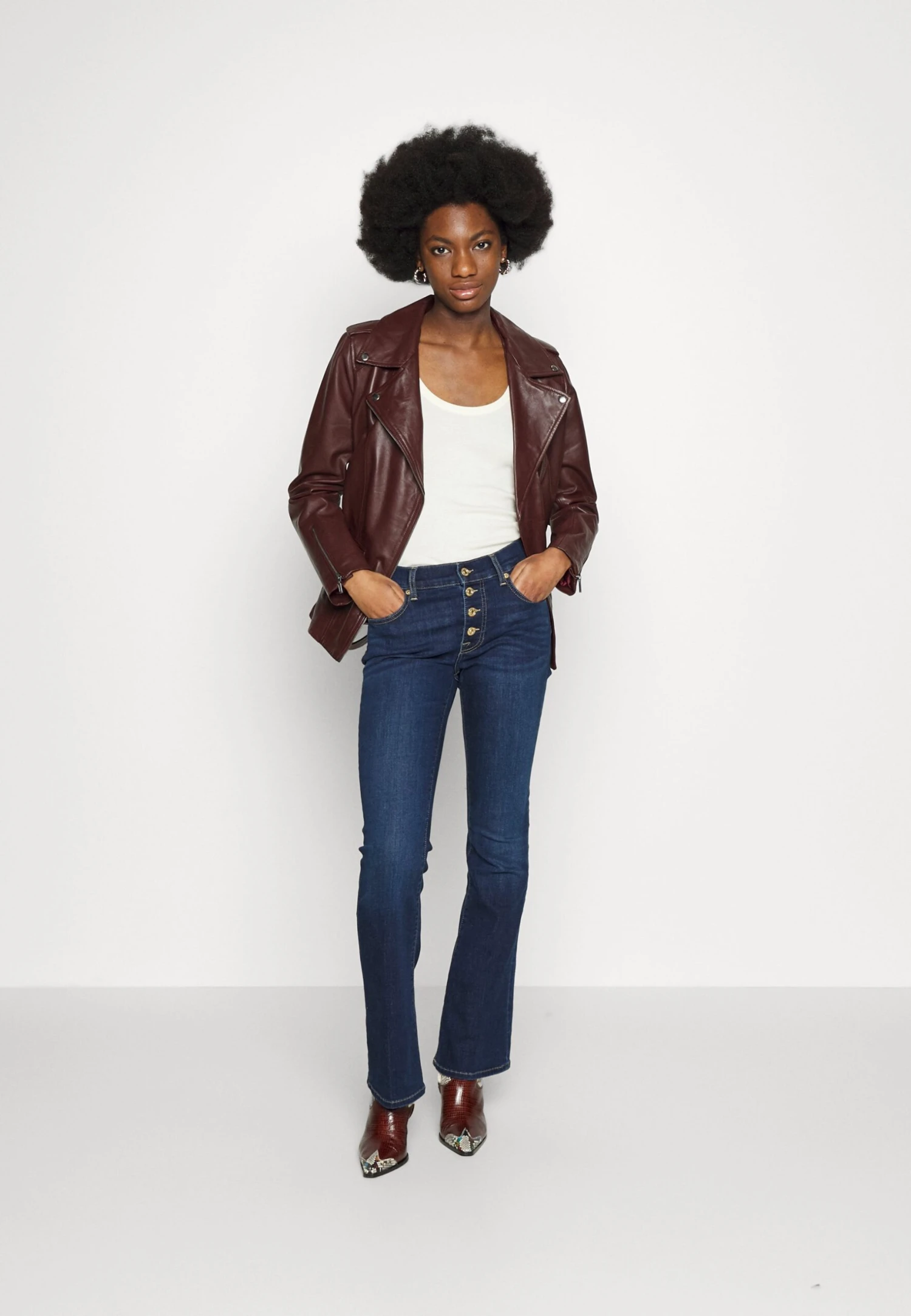 7 For All Mankind Bootcut Tailorless Baecriin - Jean Bootcut - Dark Blue 2 7 For All Mankind Bootcut Tailorless Baecriin - Jean Bootcut - Dark Blue – Image 2