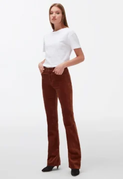 7 For All Mankind Lisha - Pantalon Classique - Brown