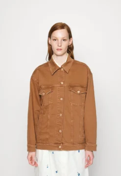 7 For All Mankind 27 7 For All Mankind Easy Trucker - Veste En Jean - Orange