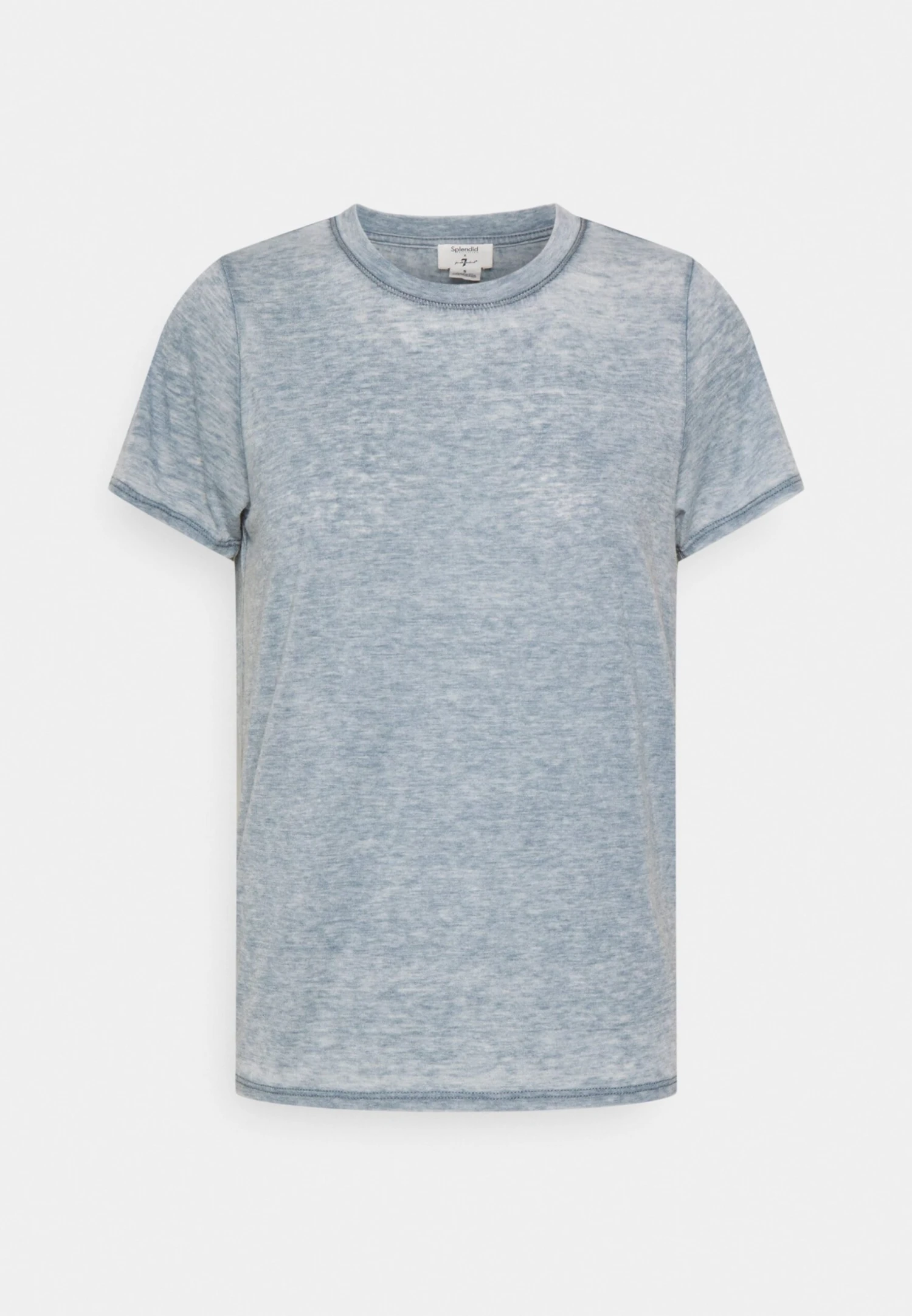 7 For All Mankind Liv Crewneck - T-Shirt Basique - Blue 4 7 For All Mankind Liv Crewneck - T-Shirt Basique - Blue – Image 4