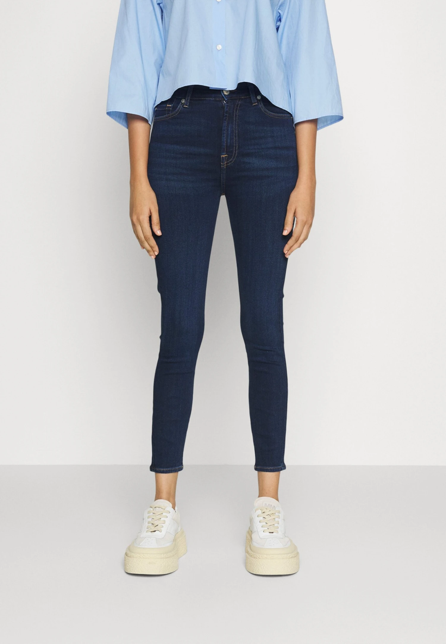 7 For All Mankind Aubrey Sliillluxcos - Jeans Skinny - Dark Blue 1 7 For All Mankind Aubrey Sliillluxcos - Jeans Skinny - Dark Blue