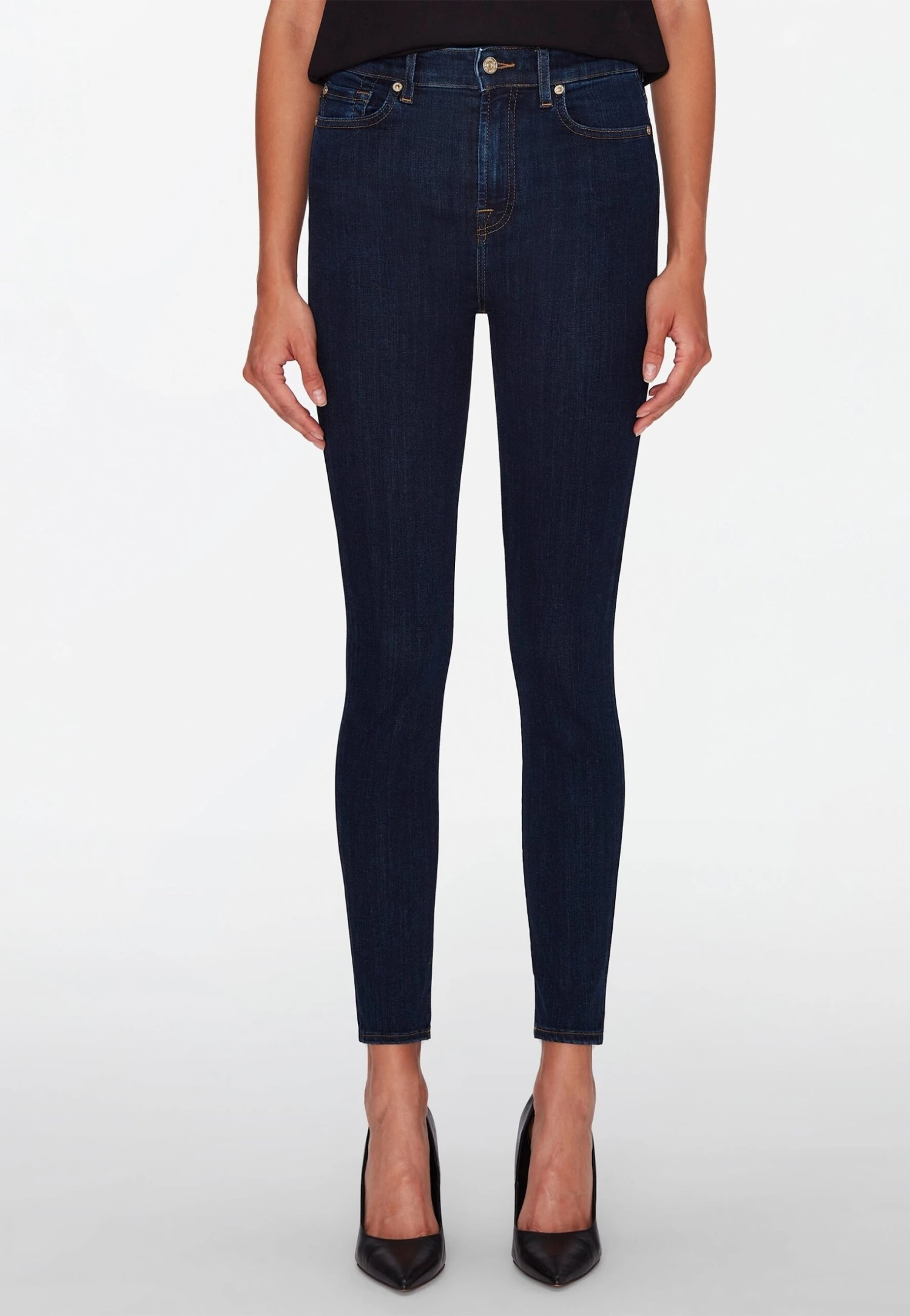 7 For All Mankind Aubrey - Jeans Skinny - Dark Blue 1 7 For All Mankind Aubrey - Jeans Skinny - Dark Blue