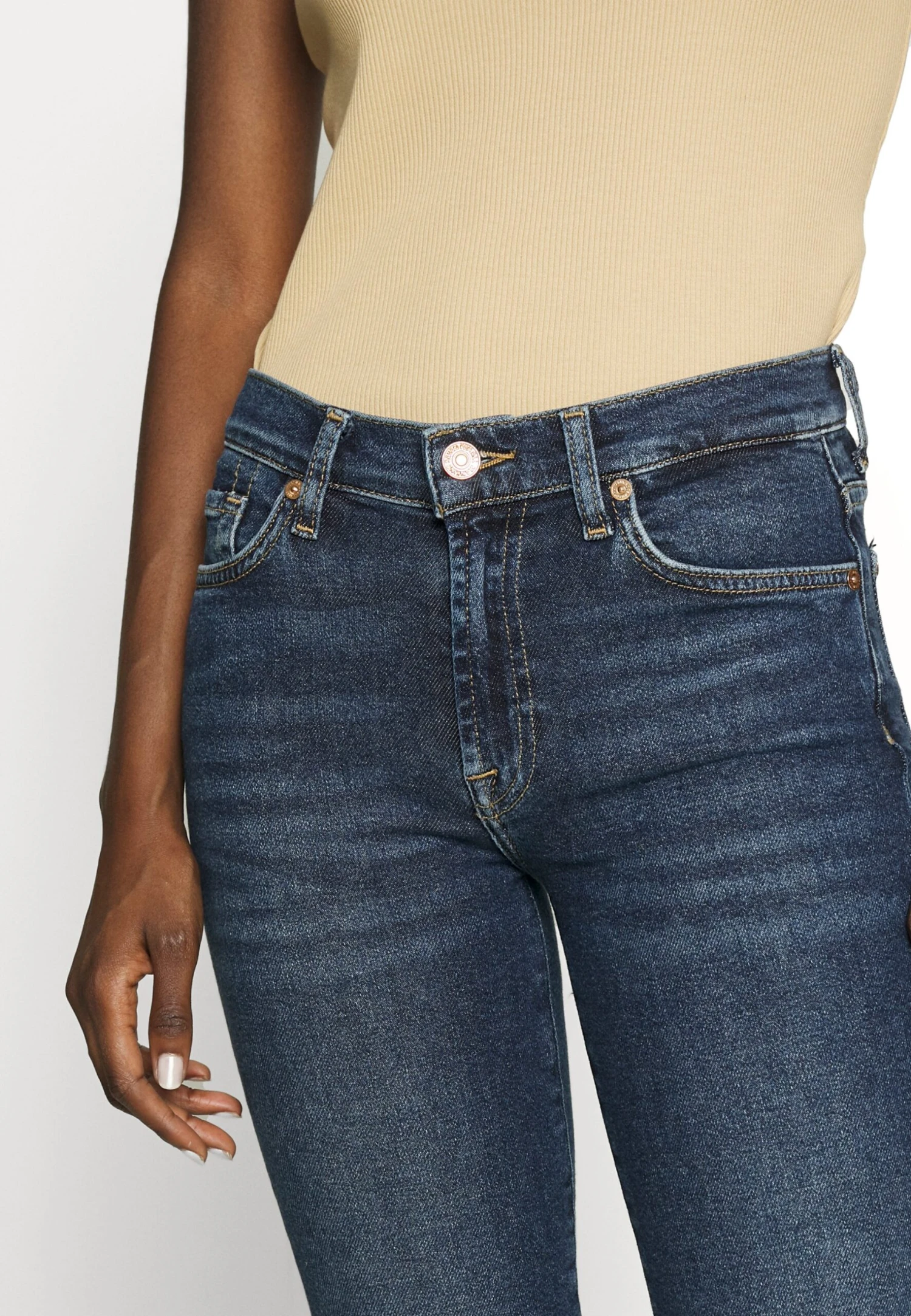 7 For All Mankind Roxanne Luxe Vintage Deep Soul - Jean Slim - Dark Blue 5 7 For All Mankind Roxanne Luxe Vintage Deep Soul - Jean Slim - Dark Blue – Image 5