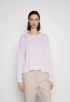 7 For All Mankind Crewneck Reccotpol - T-Shirt À Manches Longues - Violet