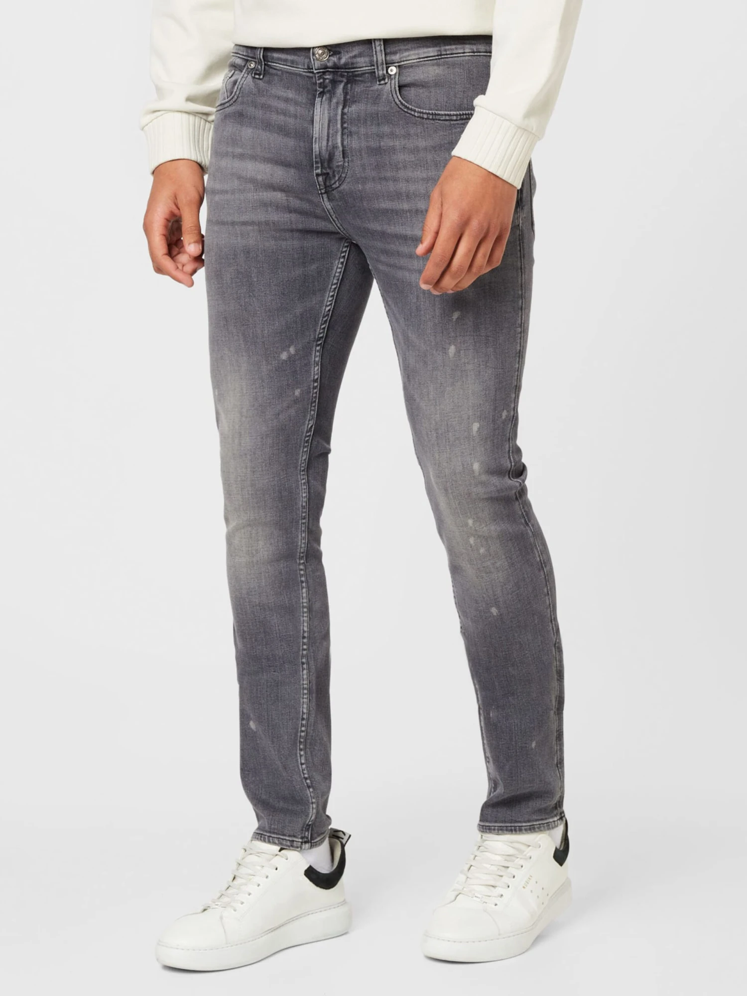 7 For All Mankind Slim Coupe Slim Jean PAXTYN Homme Gris 3 7 For All Mankind Slim Coupe Slim Jean PAXTYN Homme Gris – Image 3