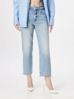 7 For All Mankind Droits Regular Jean LOGAN Femme Bleu -7 For All Mankind 91ca8cc27f5955ca2717b091153cca09 scaled