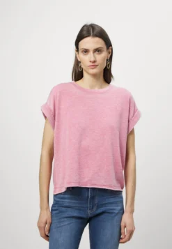 7 For All Mankind T-Shirt Basique - Pink