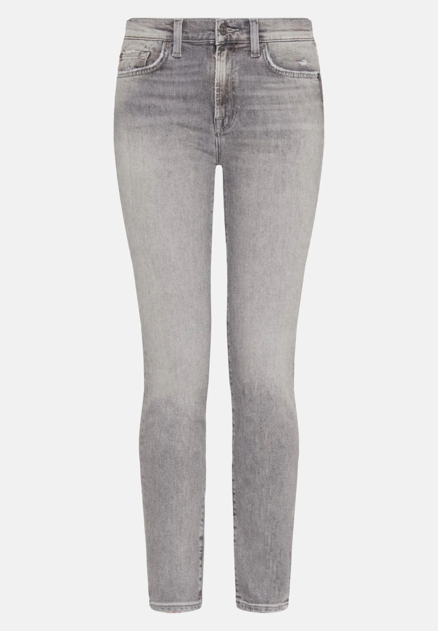 7 For All Mankind Roxanne Luxe Vintage Imprint - Jeans Skinny - Grey 6 7 For All Mankind Roxanne Luxe Vintage Imprint - Jeans Skinny - Grey – Image 6