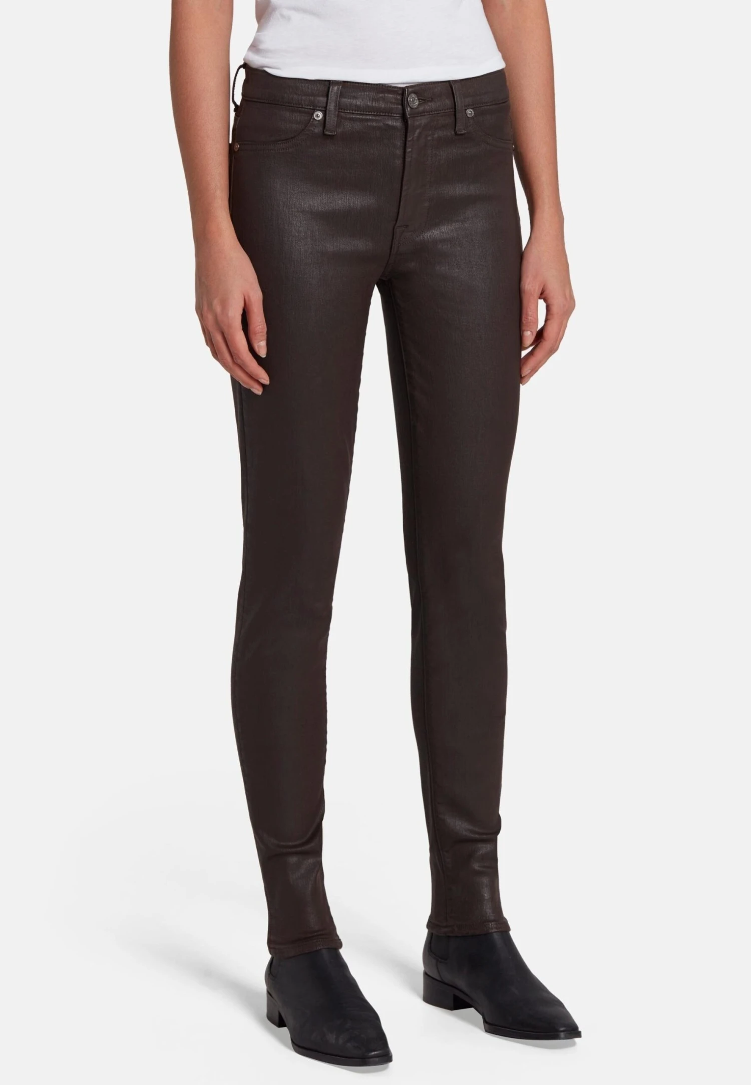 7 For All Mankind Hw - Jeans Skinny - Brown 1 7 For All Mankind Hw - Jeans Skinny - Brown