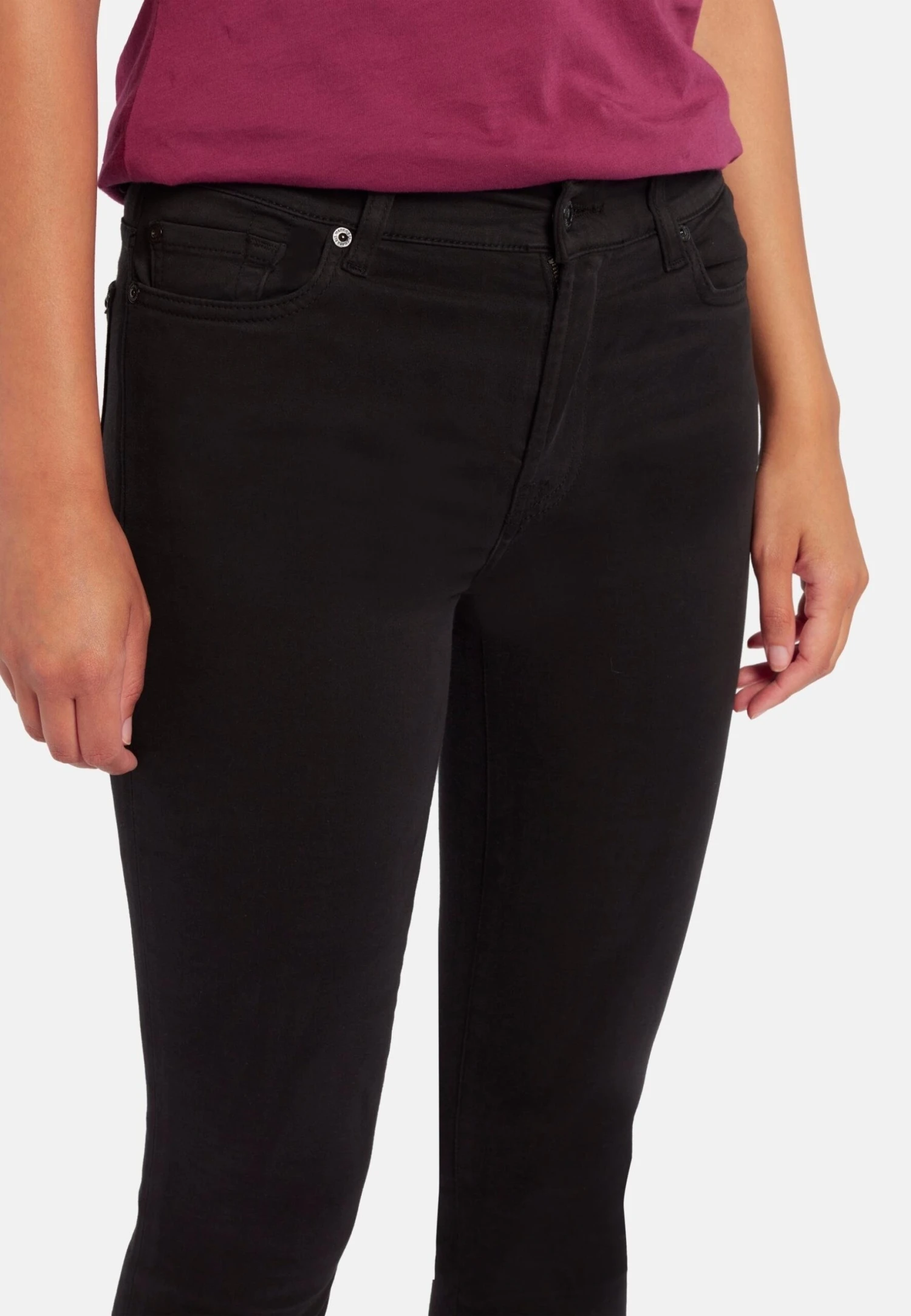 7 For All Mankind Roxanne - Jean Slim - Black 4 7 For All Mankind Roxanne - Jean Slim - Black – Image 4