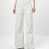 7 For All Mankind Zoey Milk - Jean Droit - White