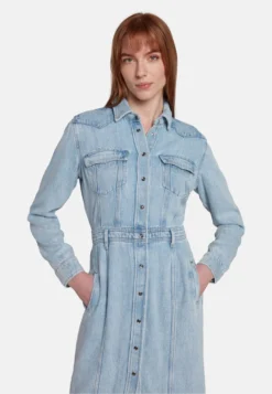 7 For All Mankind Luxe - Robe En Jean - Light Blue -7 For All Mankind 9653b1f410fa458bbb01277b489aa2ee scaled