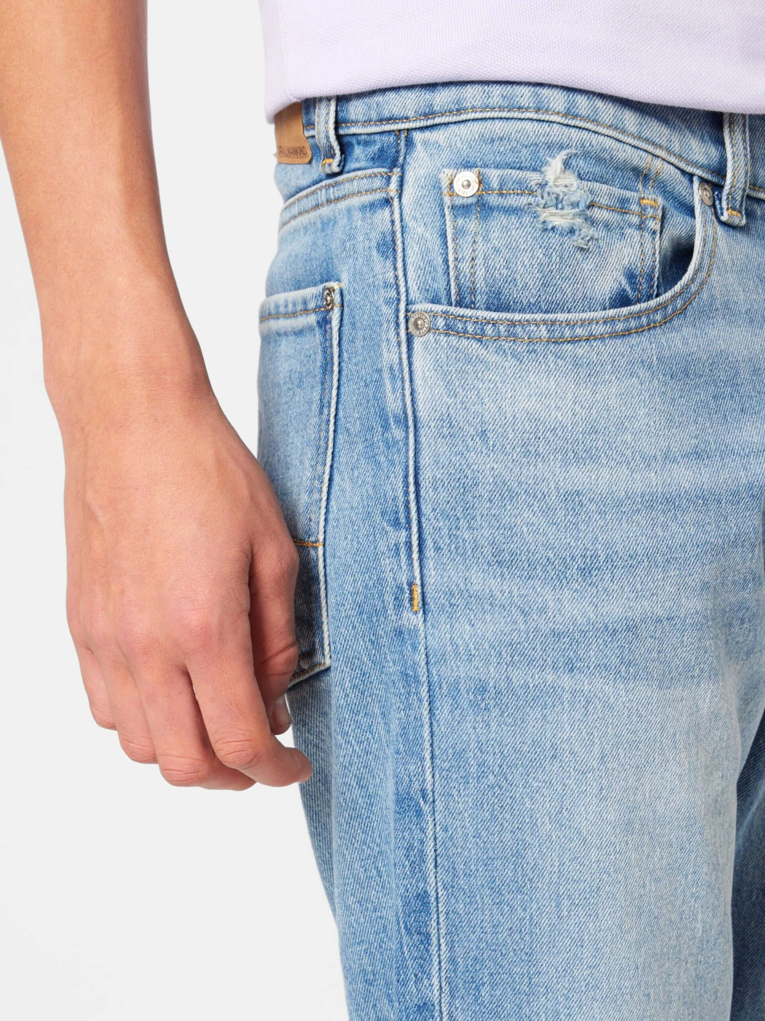 7 For All Mankind Slim Coupe Slim Jean Wander Homme Bleu 2 7 For All Mankind Slim Coupe Slim Jean Wander Homme Bleu – Image 2