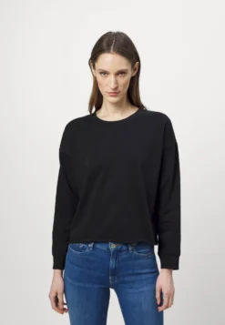 7 For All Mankind 17 7 For All Mankind Crewneck - Sweatshirt - Black