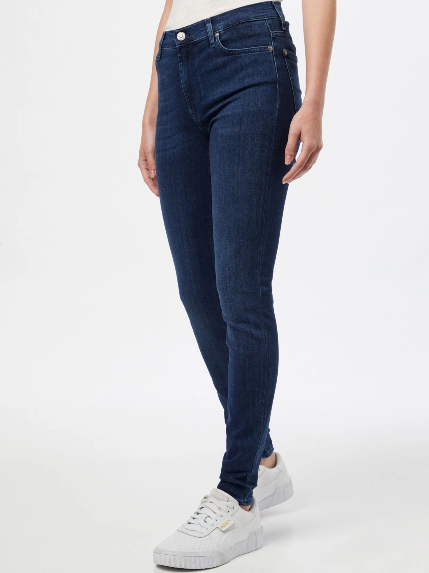 7 For All Mankind Jeans Skinny Jean Femme Bleu Foncé 3 7 For All Mankind Jeans Skinny Jean Femme Bleu Foncé – Image 3