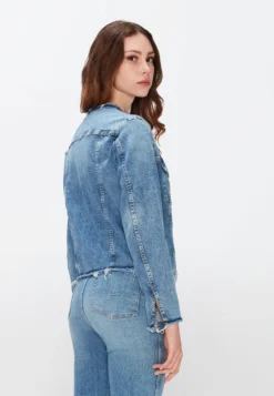 7 For All Mankind Koko - Veste En Jean - Light Blue -7 For All Mankind 9c057fdcd362461cb32289501923caca scaled
