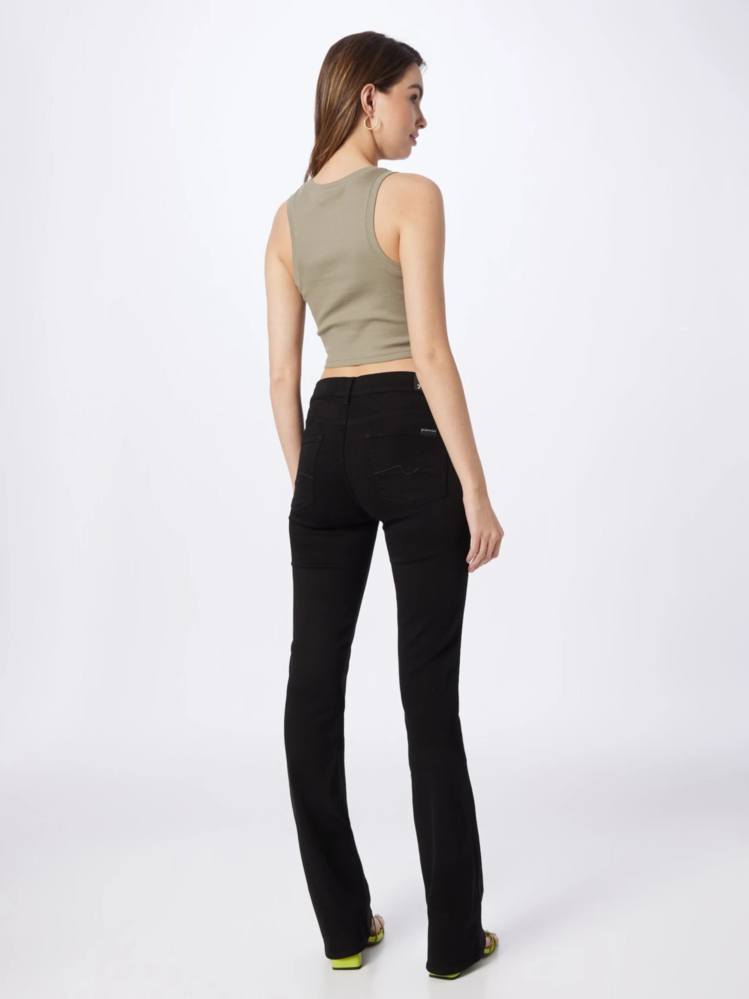 7 For All Mankind Jeans Bootcut Jean Femme Noir 4 7 For All Mankind Jeans Bootcut Jean Femme Noir – Image 4