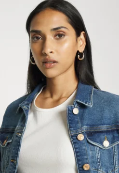 7 For All Mankind Modern Trucker - Veste En Jean - Dark Blue -7 For All Mankind 9e701e9d00fe456a843263f61847640c scaled