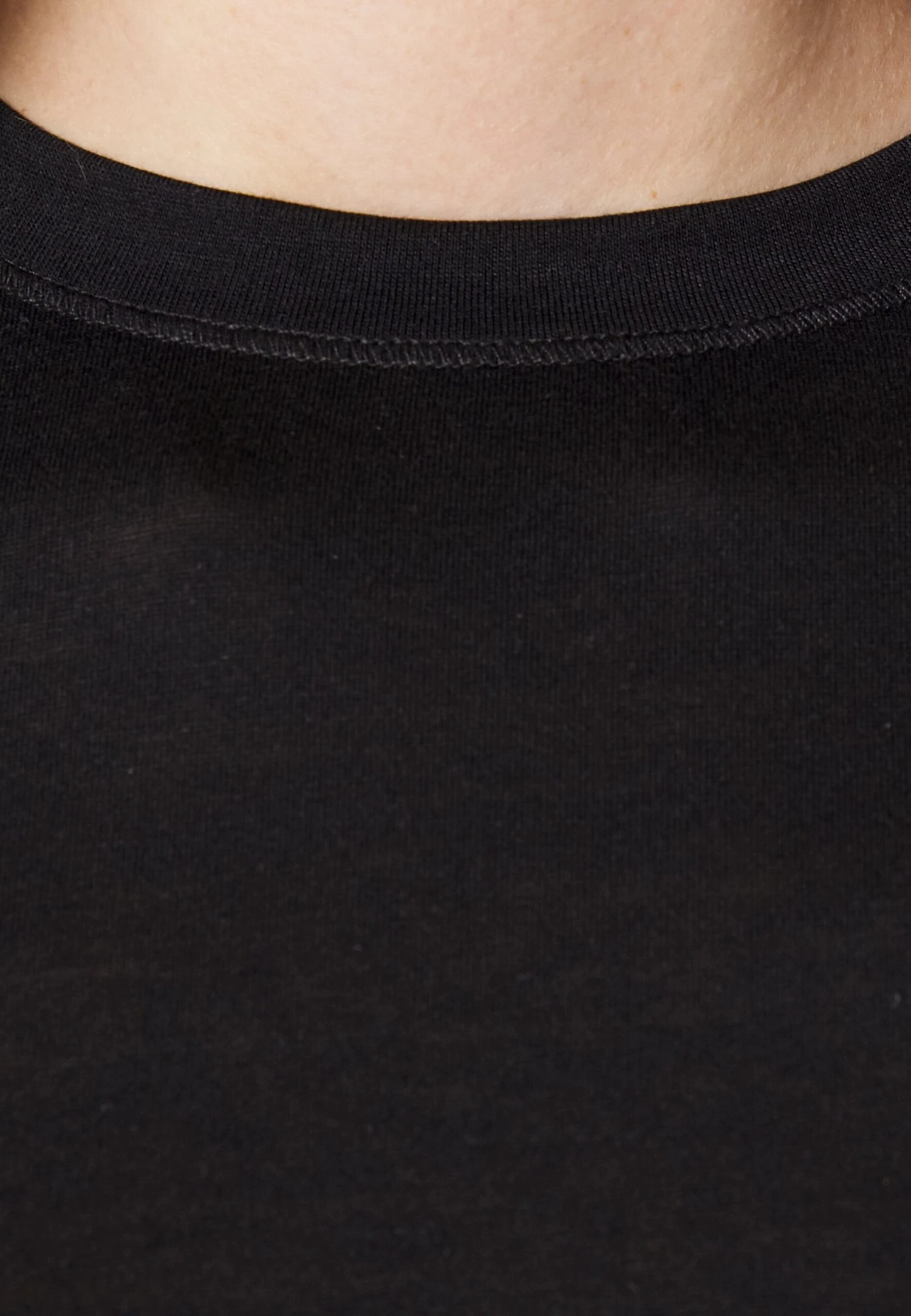 7 For All Mankind Crewneck Cotpol - T-Shirt Basique - Black 5 7 For All Mankind Crewneck Cotpol - T-Shirt Basique - Black – Image 5