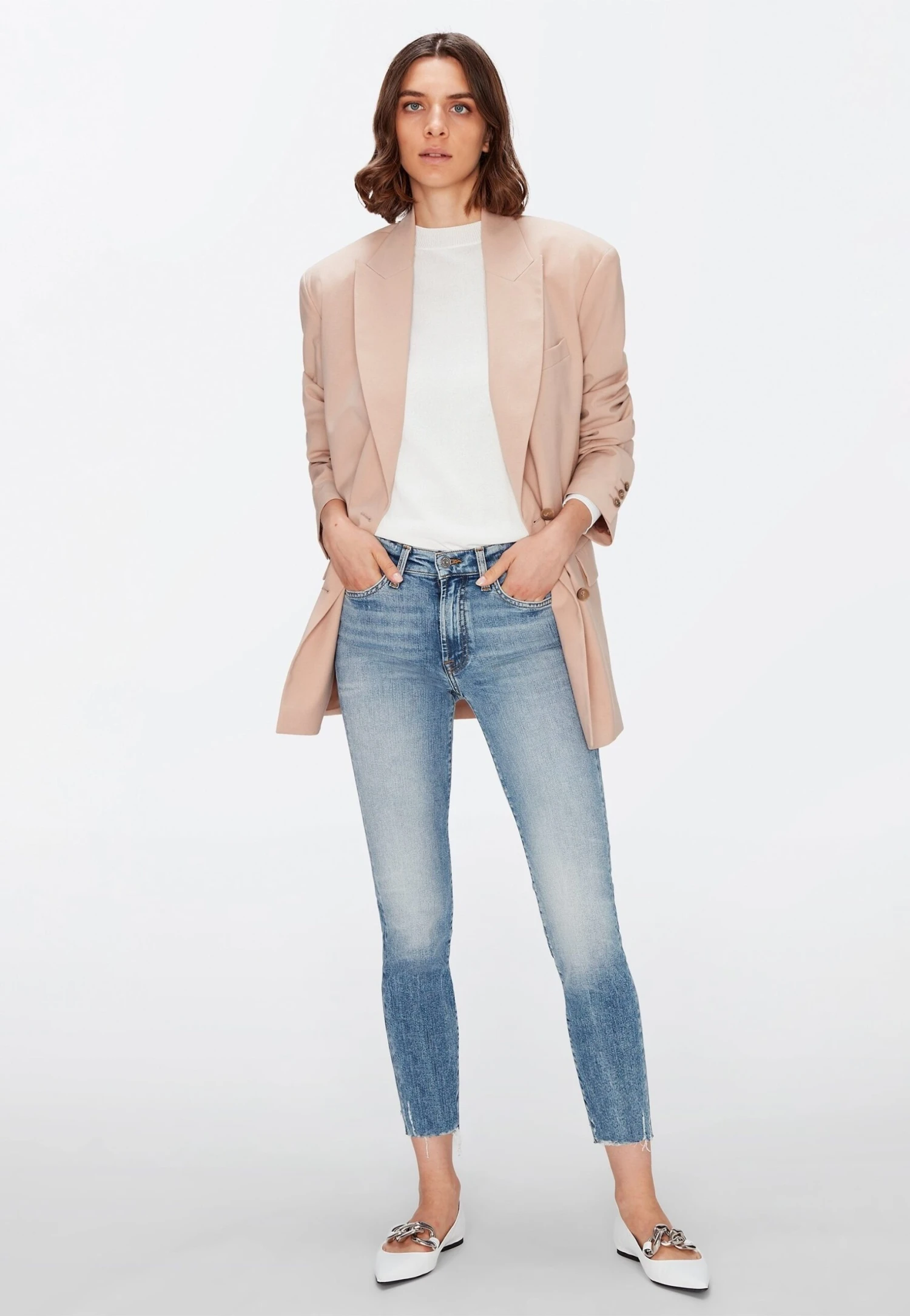 7 For All Mankind Roxanne - Jeans Skinny - Light Blue 5 7 For All Mankind Roxanne - Jeans Skinny - Light Blue – Image 5