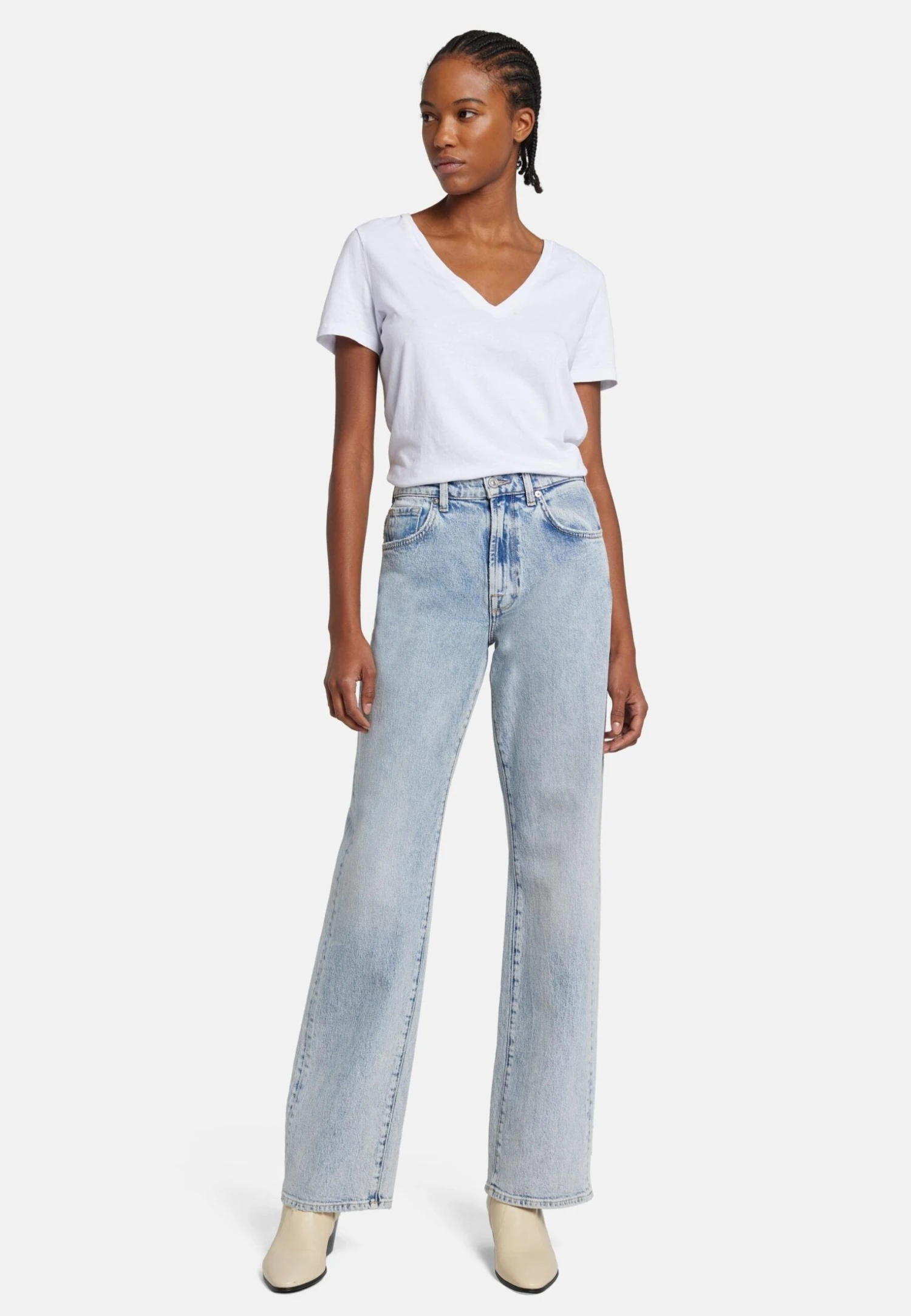7 For All Mankind Tess - Jean Flare - Light Blue 2 7 For All Mankind Tess - Jean Flare - Light Blue – Image 2