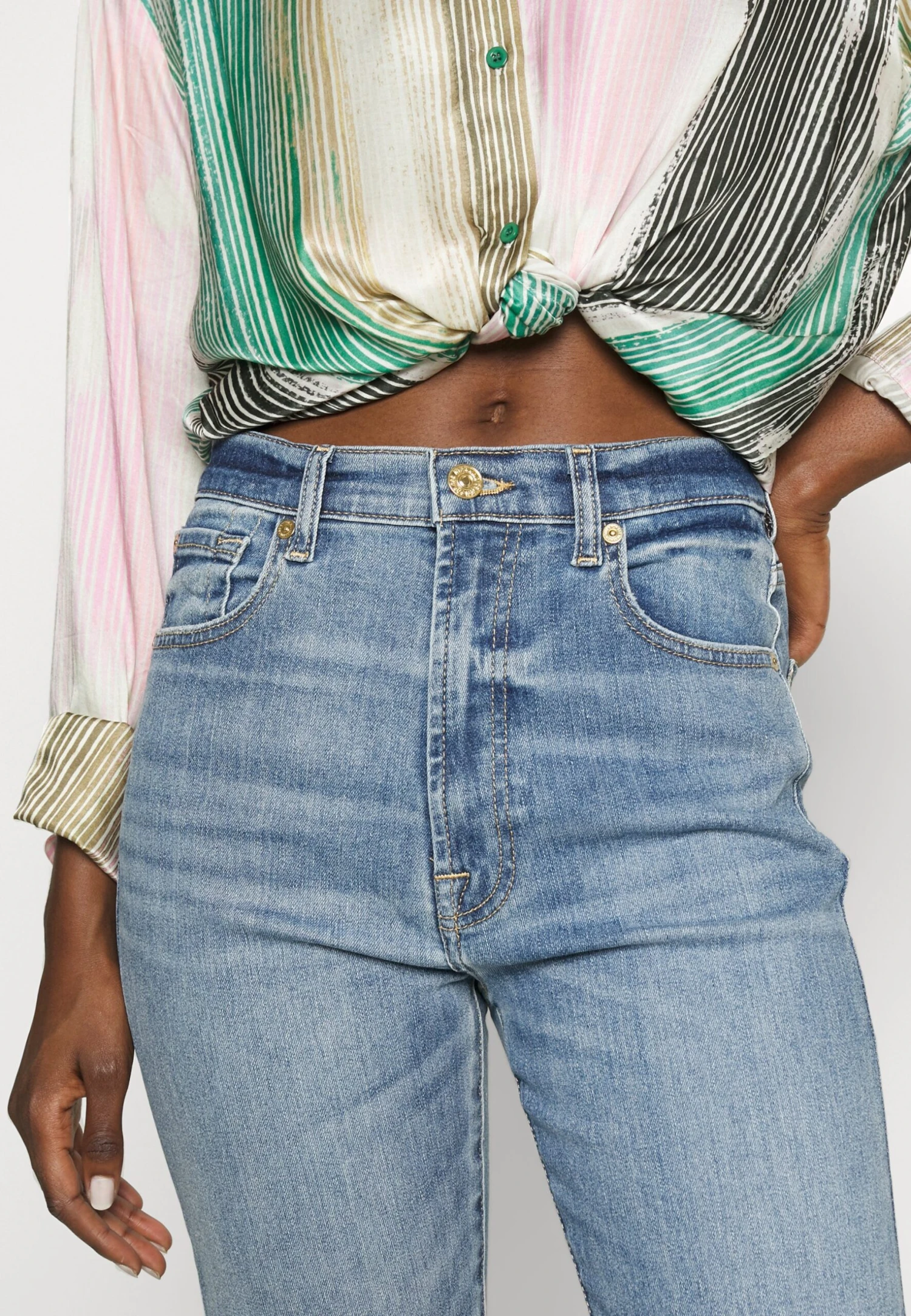 7 For All Mankind Easy Tribeca Light - Jean Slim - Light Blue 6 7 For All Mankind Easy Tribeca Light - Jean Slim - Light Blue – Image 6