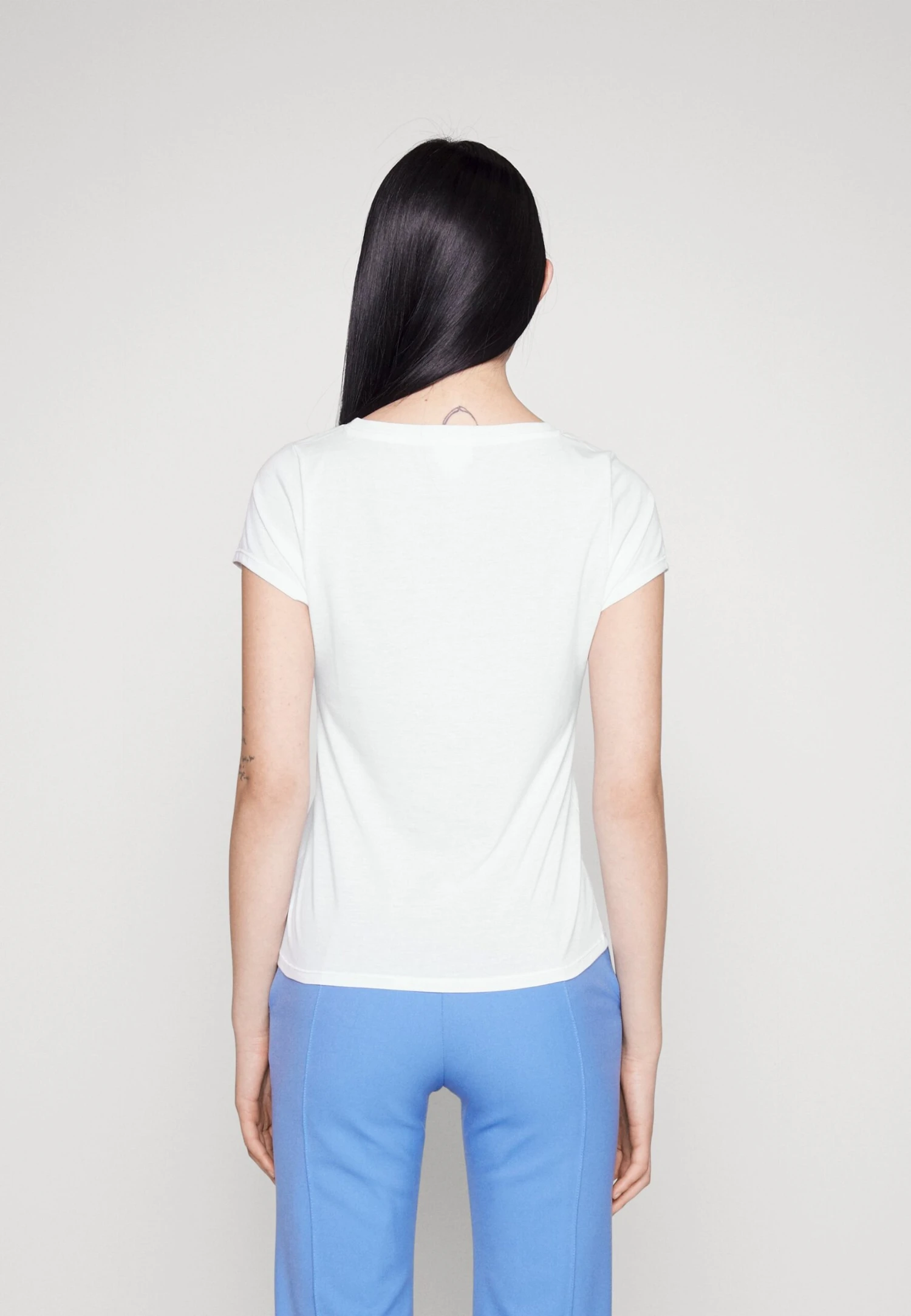 7 For All Mankind Andy Vneck - T-Shirt Basique - White 3 7 For All Mankind Andy Vneck - T-Shirt Basique - White – Image 3