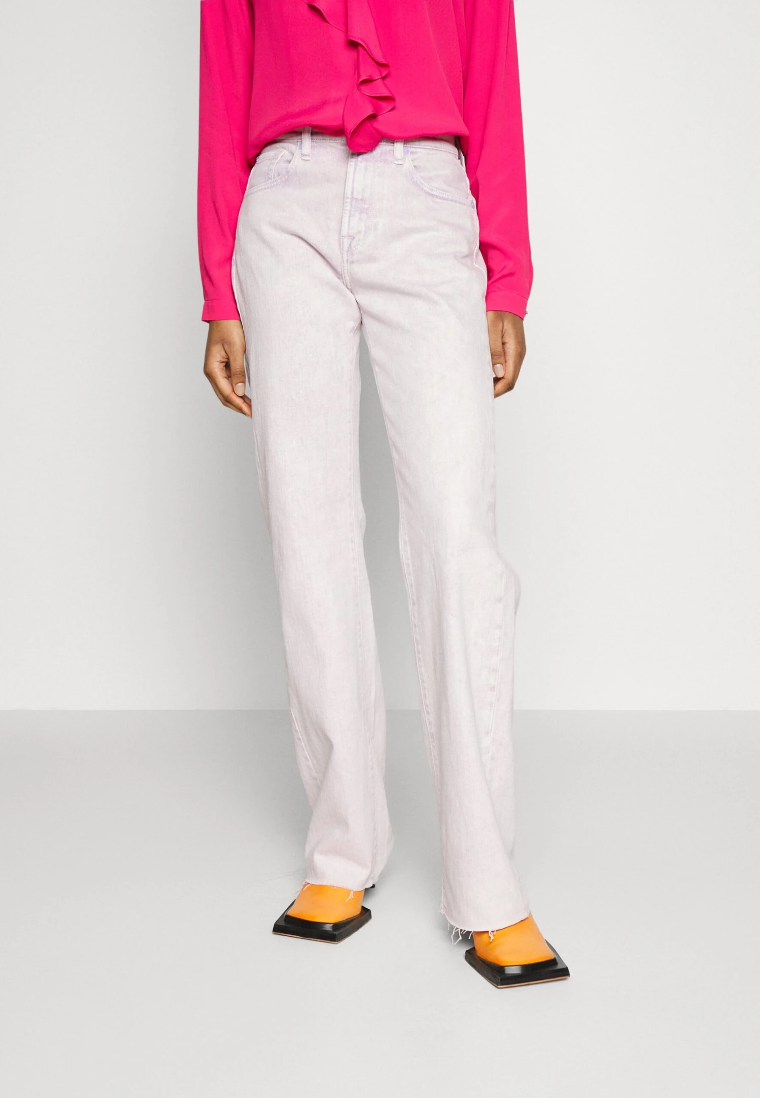 7 For All Mankind Tess Trouser Mankind - Pantalon Classique - Pink 1 7 For All Mankind Tess Trouser Mankind - Pantalon Classique - Pink