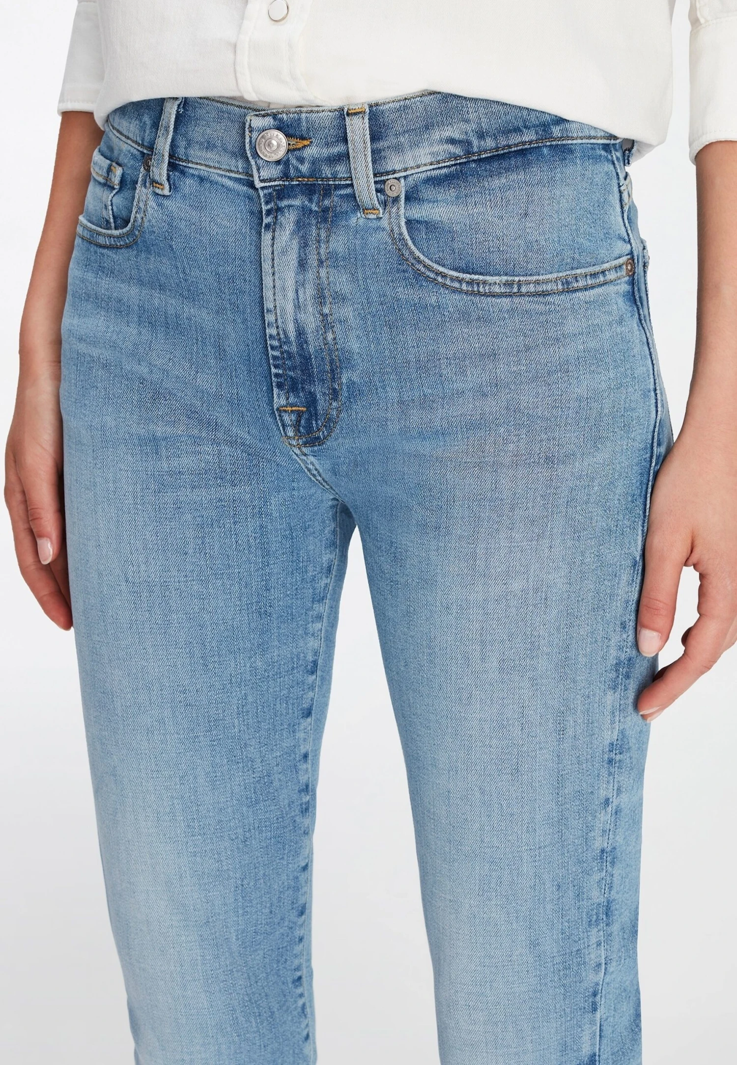 7 For All Mankind Jean Slim - Light Blue 4 7 For All Mankind Jean Slim - Light Blue – Image 4