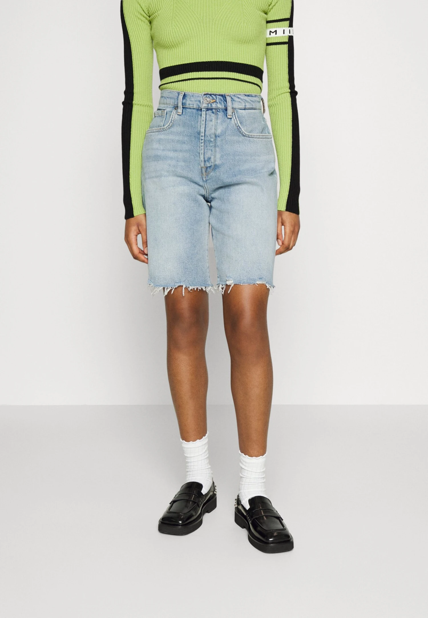 7 For All Mankind Andy Air Wash - Short En Jean - Light Blue 1 7 For All Mankind Andy Air Wash - Short En Jean - Light Blue