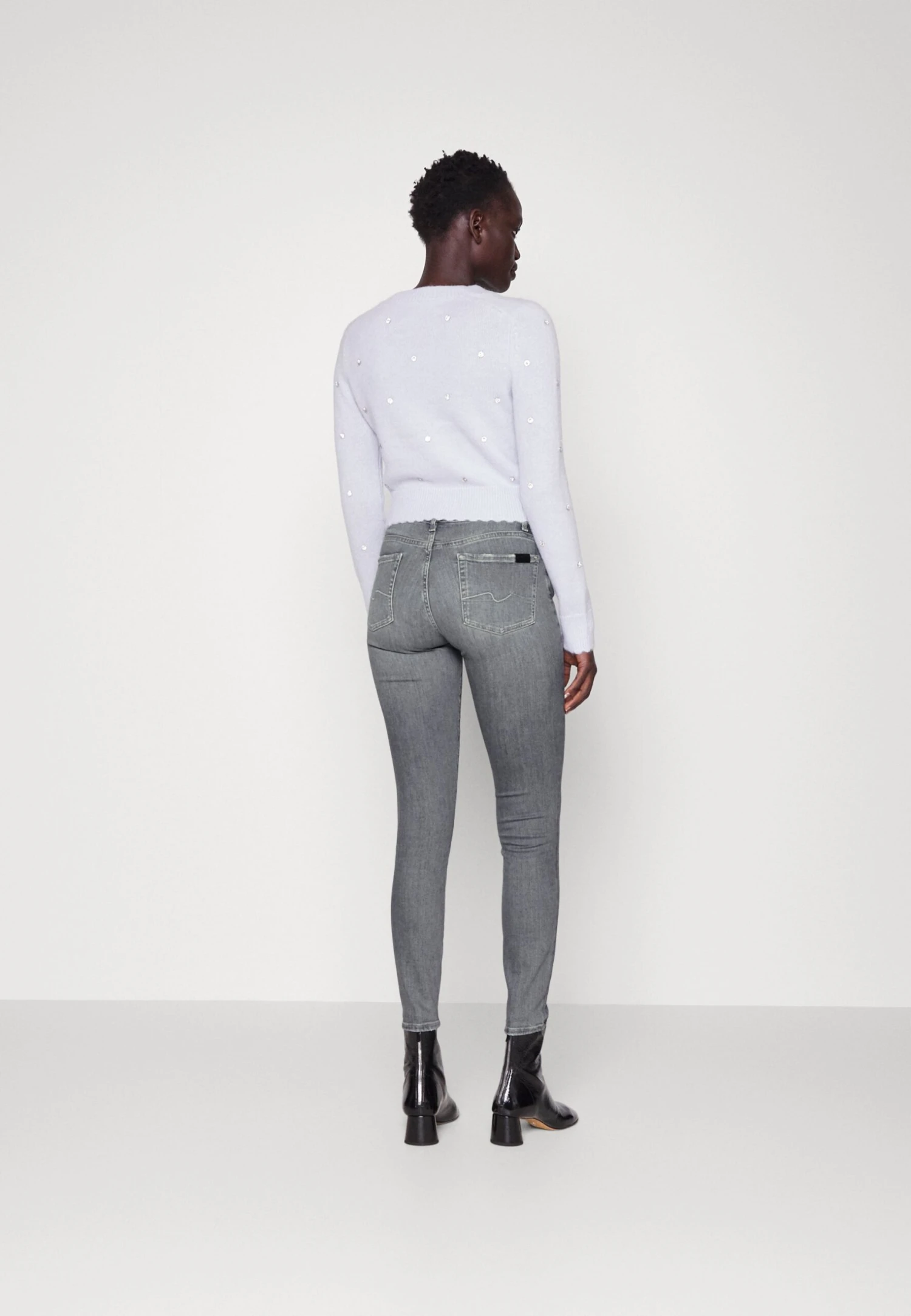 7 For All Mankind Jeans Skinny - Grey 3 7 For All Mankind Jeans Skinny - Grey – Image 3