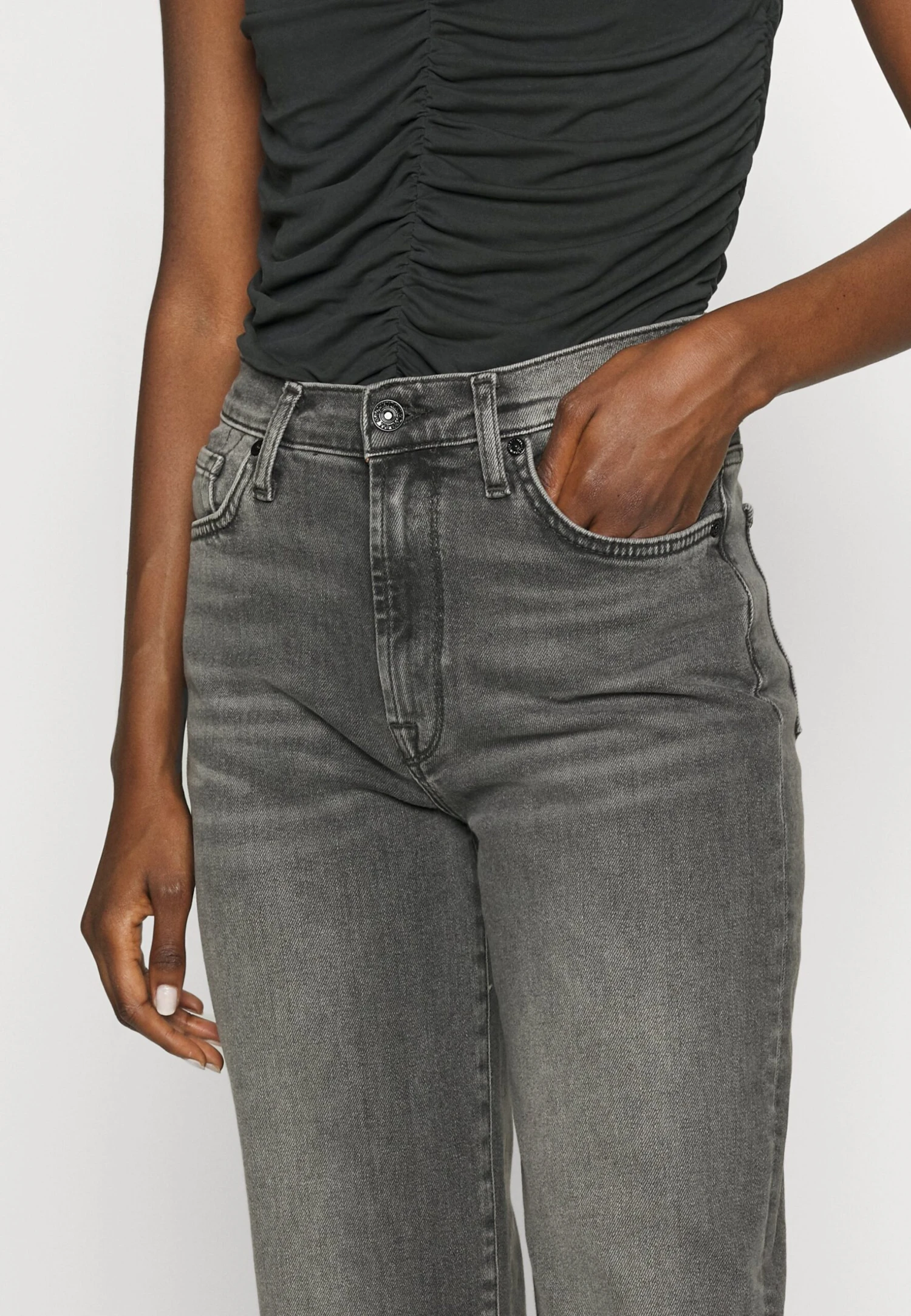 7 For All Mankind Malia Luxe Vintage Courage - Jean Boyfriend - Black 5 7 For All Mankind Malia Luxe Vintage Courage - Jean Boyfriend - Black – Image 5