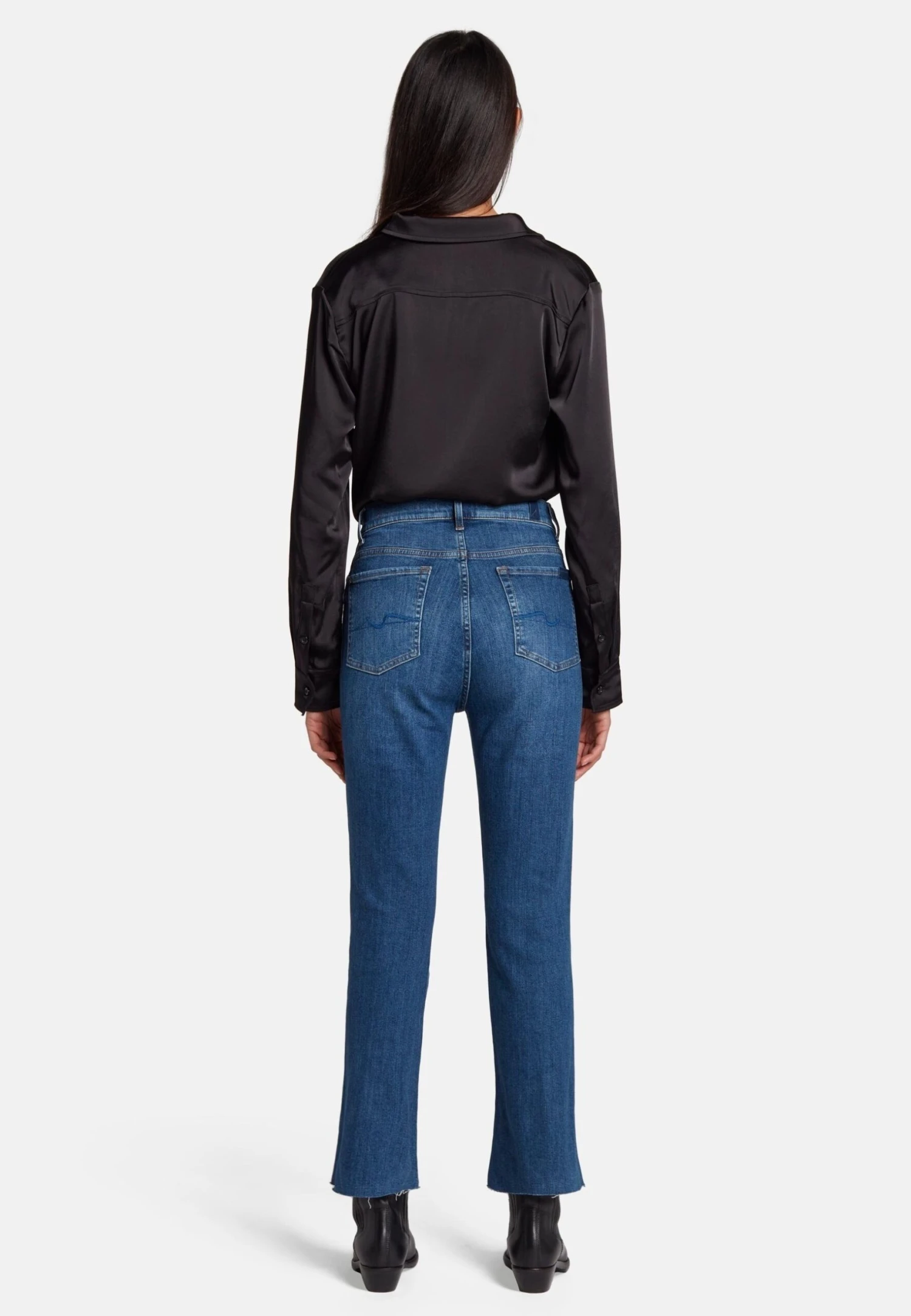 7 For All Mankind Fit Hw Kick - Jean Bootcut - Mid Blue 3 7 For All Mankind Fit Hw Kick - Jean Bootcut - Mid Blue – Image 3