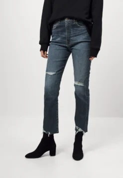 7 For All Mankind Easy Slim - Jean Boyfriend - Dark Blue