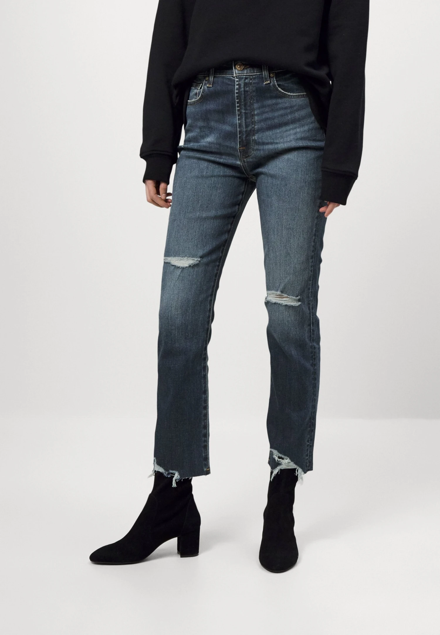 7 For All Mankind Easy Slim - Jean Boyfriend - Dark Blue 1 7 For All Mankind Easy Slim - Jean Boyfriend - Dark Blue