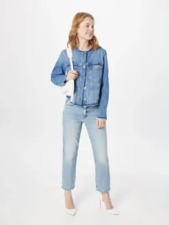 7 For All Mankind Vestes En Jean Veste Mi-saison KOKO Femme Bleu -7 For All Mankind b1b95666bdbe1a349df55765ba64bb31 scaled