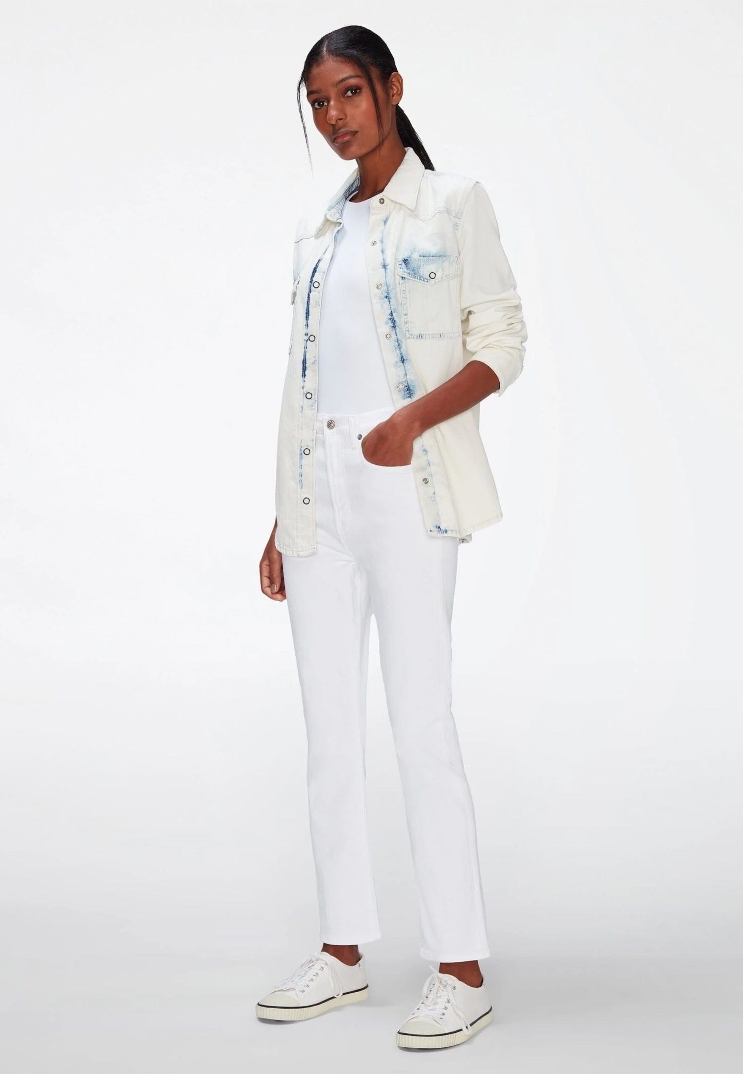 7 For All Mankind Slim Fit - Jean Slim - White 2 7 For All Mankind Slim Fit - Jean Slim - White – Image 2