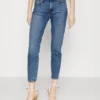 7 For All Mankind Roxanne Ankle Luxvinimp - Jeans Skinny - Mid Blue
