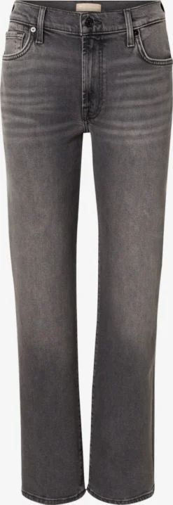 7 For All Mankind Droits Regular Jean ELLIE Femme Noir