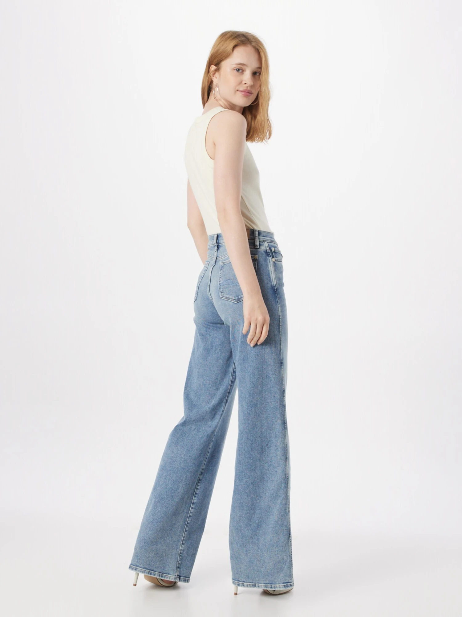 7 For All Mankind Jeans Wide Leg Jean LOTTA Femme Bleu 4 7 For All Mankind Jeans Wide Leg Jean LOTTA Femme Bleu – Image 4