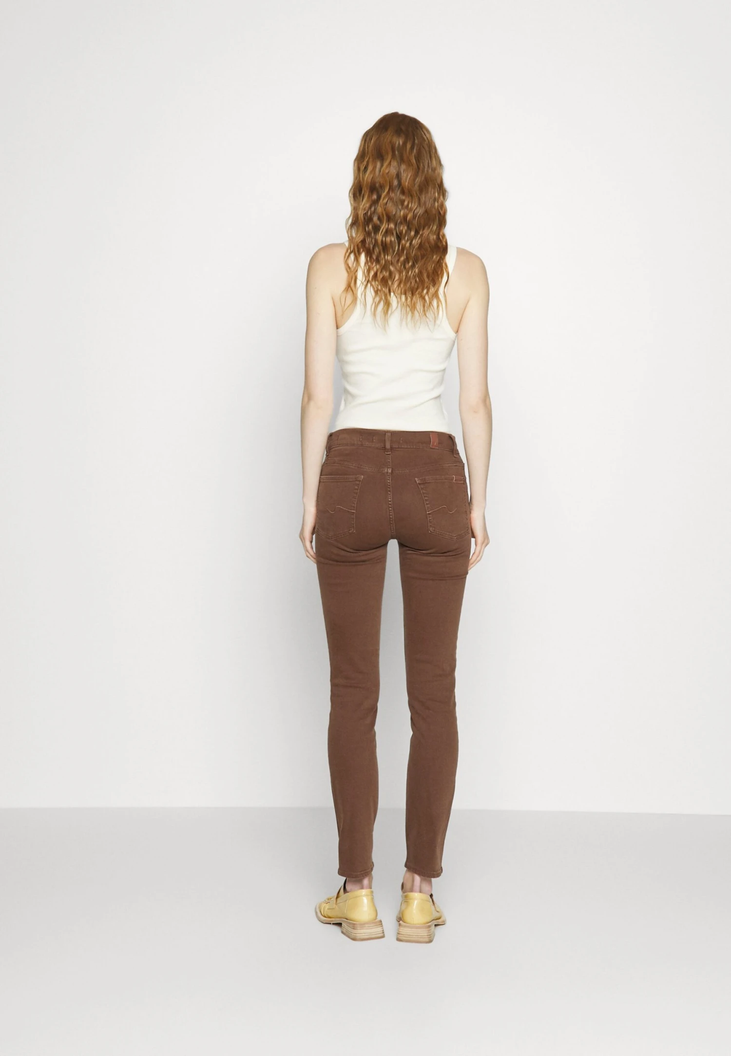 7 For All Mankind Roxanne Colored Stretch - Pantalon Classique - Brown 3 7 For All Mankind Roxanne Colored Stretch - Pantalon Classique - Brown – Image 3