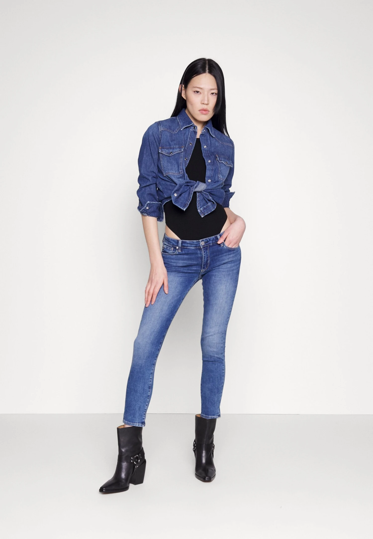 7 For All Mankind Emilia Shirt Resolution - Chemisier - Dark Blue 2 7 For All Mankind Emilia Shirt Resolution - Chemisier - Dark Blue – Image 2