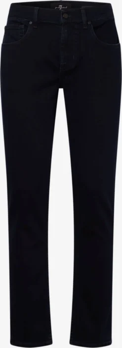 7 For All Mankind Droits Regular Jean Homme Bleu Marine