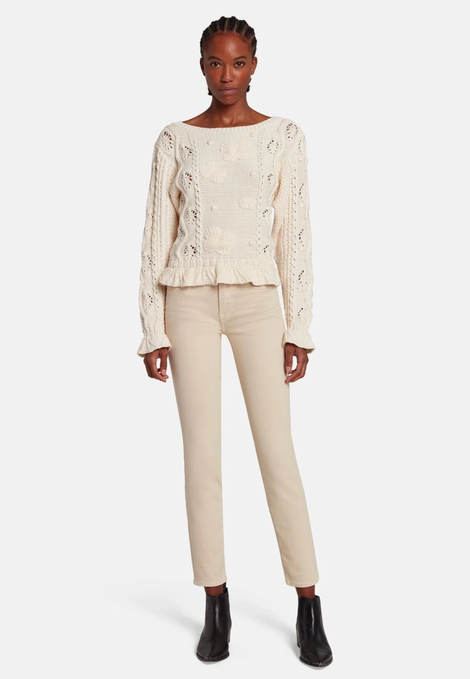 7 For All Mankind Roxanne - Jean Slim - White 2 7 For All Mankind Roxanne - Jean Slim - White – Image 2